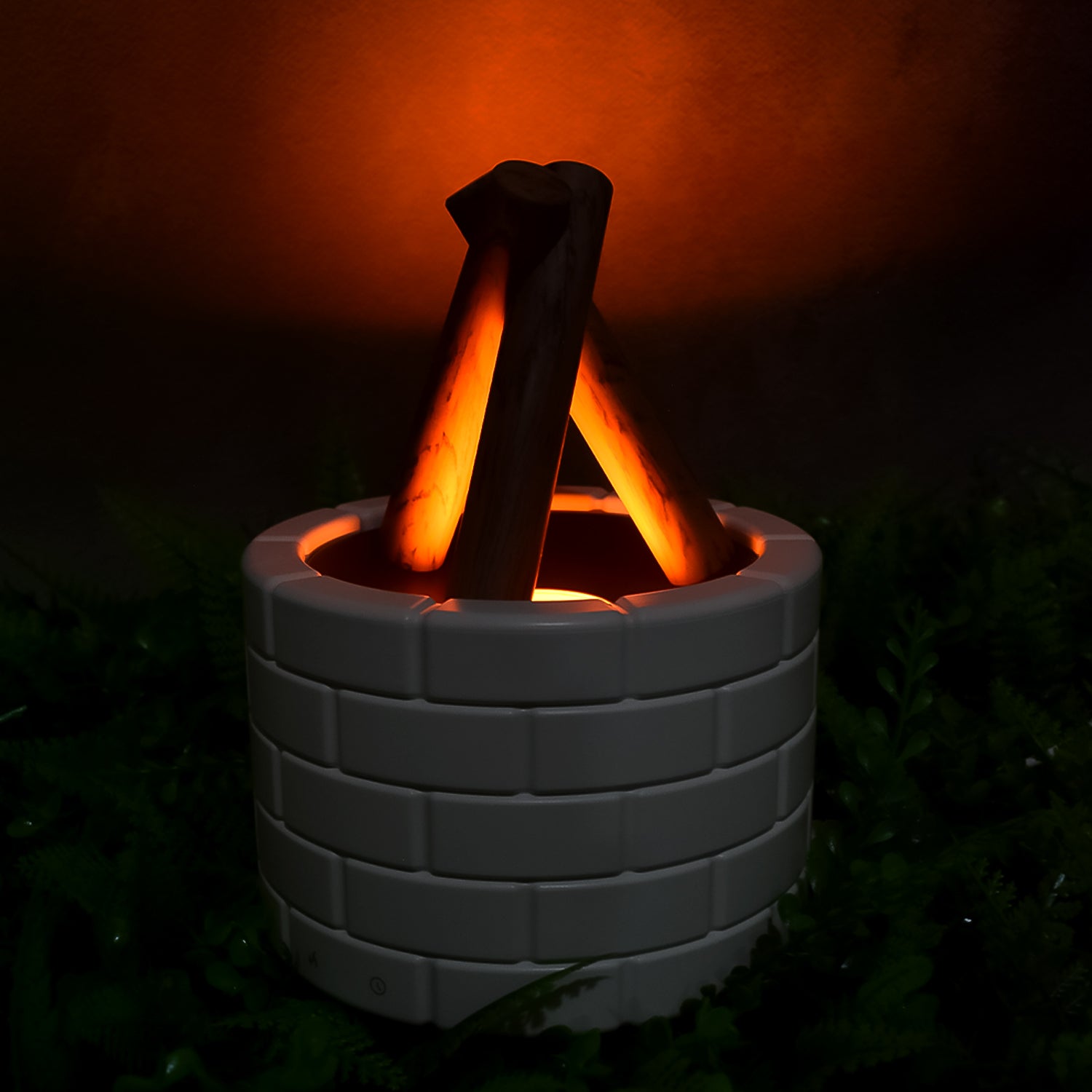 Bonfire Shaped Diffuser Essential Oil Diffuser Multi Function Flame Oil Diffuser (1 Pc) Bonfire Shaped Diffuser Essential Oil Diffuser Multi Function Flame Oil Diffuser (1 Pc)